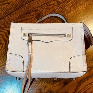 Rebecca Minkoff Regan Crossbody Leather Pink Mini Bag Purse EUC